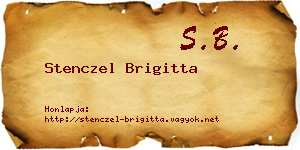 Stenczel Brigitta névjegykártya